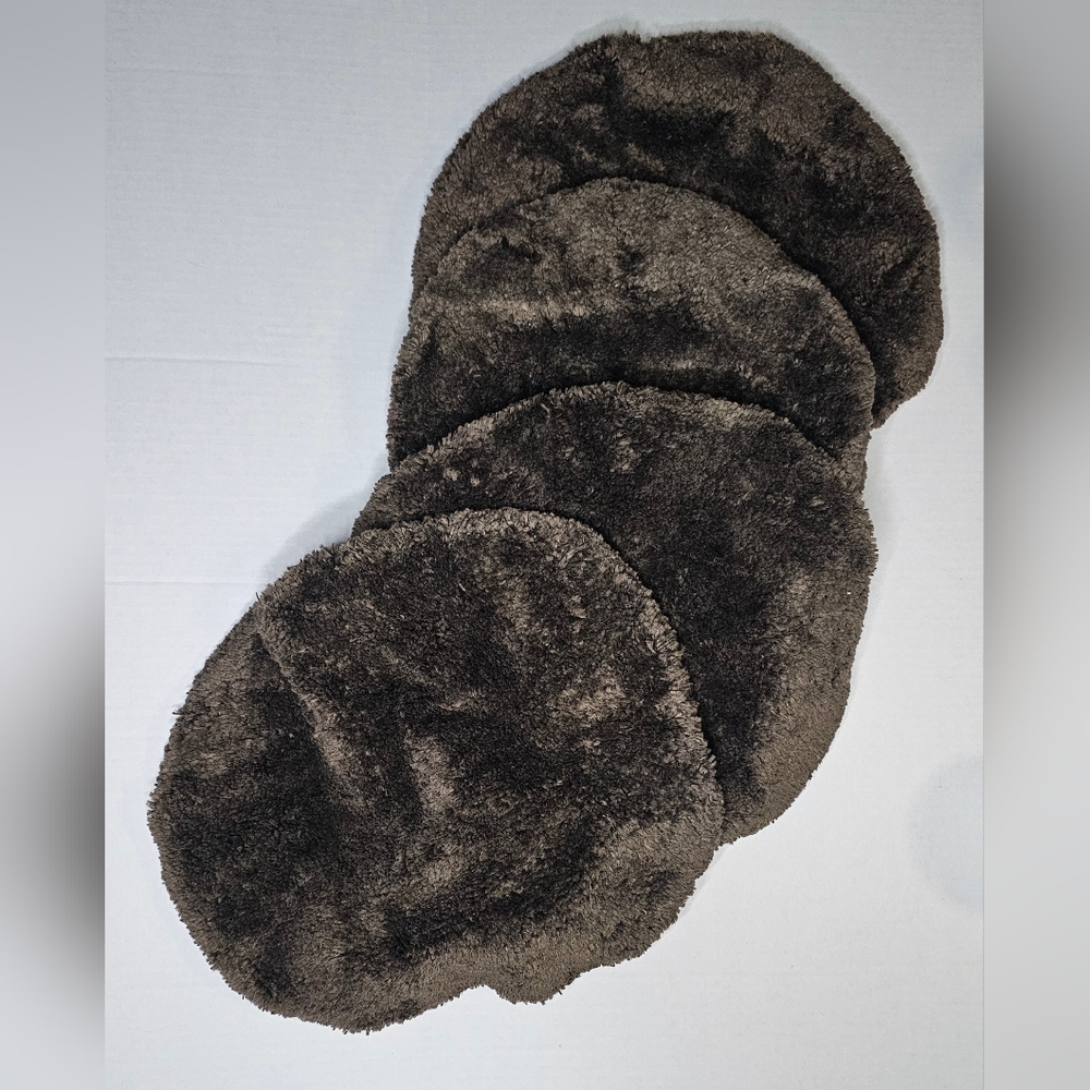 NWOT [BedBath&Beyond] (4) Brown Toilet Seat Covers Washed & Stored